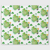 St. Patrick's Day Wrapping Paper Geschenkpapier (Flach)