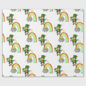 St. Patrick's Day Wrapping Paper Geschenkpapier (Flach)