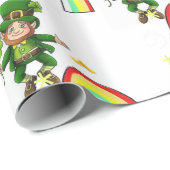 St. Patrick's Day Wrapping Paper Geschenkpapier (Rolleneckpunkt)