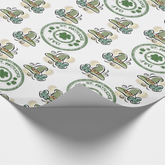 St. Patrick's Day Wrapping Paper Geschenkpapier (Ecke)