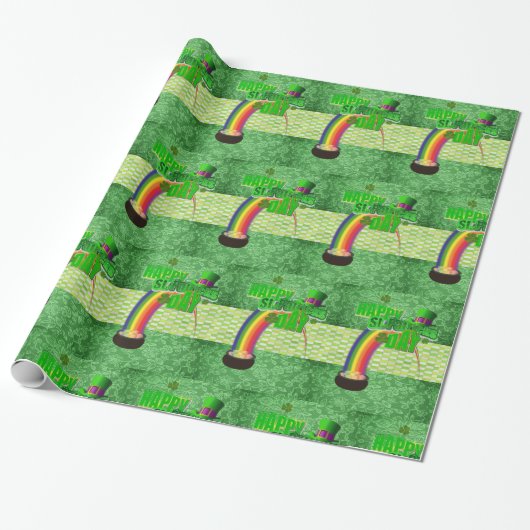 St. Patrick's Day Wrapping Paper Geschenkpapier (Ungerollt)