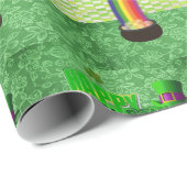 St. Patrick's Day Wrapping Paper Geschenkpapier (Rolleneckpunkt)
