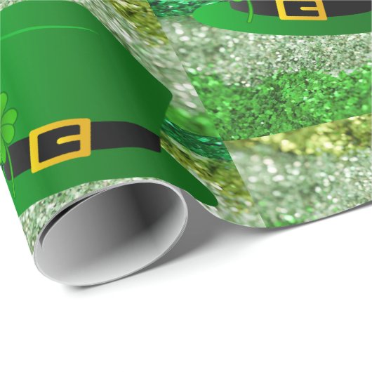 St. Patrick's Day Wrapping Paper Geschenkpapier (Rolleneckpunkt)
