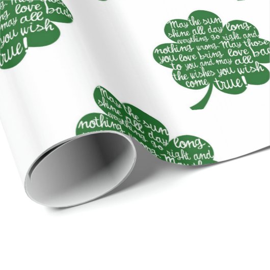 St. Patrick's Day Wrapping Paper Geschenkpapier (Rolleneckpunkt)