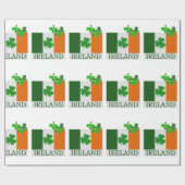 St. Patrick's Day Wrapping Paper Geschenkpapier (Flach)