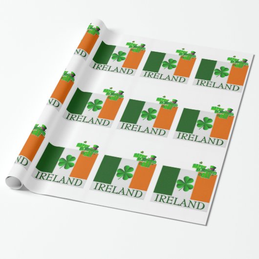 St. Patrick's Day Wrapping Paper Geschenkpapier (Ungerollt)