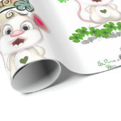 St. Patrick's Day Wrapping Paper Geschenkpapier (Rolleneckpunkt)