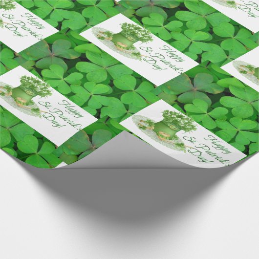 St. Patrick's Day Wrapping Paper Geschenkpapier (Ecke)