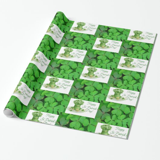 St. Patrick's Day Wrapping Paper Geschenkpapier (Ungerollt)