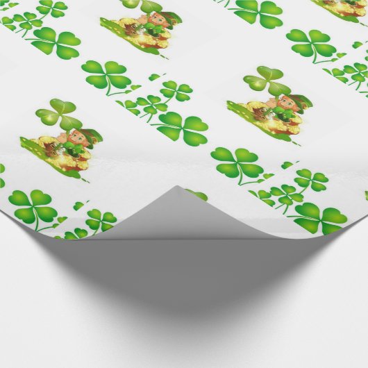 St. Patrick's Day Wrapping Paper Geschenkpapier (Ecke)