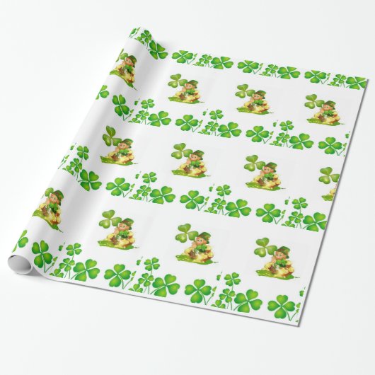 St. Patrick's Day Wrapping Paper Geschenkpapier (Ungerollt)