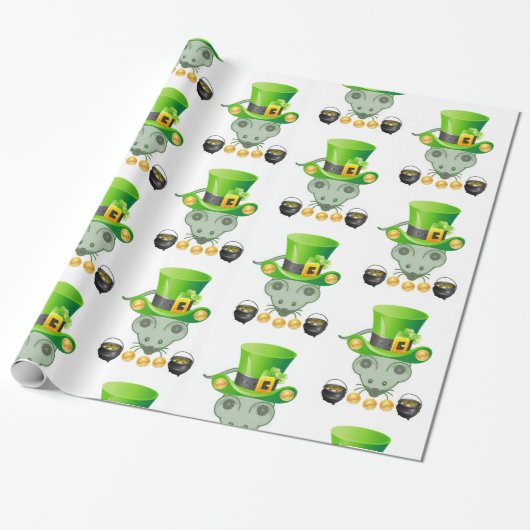 St. Patrick's Day Wrapping Paper Geschenkpapier (Ungerollt)