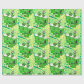 St. Patrick's Day Wrapping Paper Geschenkpapier (Flach)