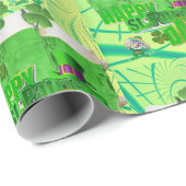 St. Patrick's Day Wrapping Paper Geschenkpapier (Rolleneckpunkt)