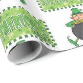 St. Patrick's Day Wrapping Paper Geschenkpapier (Rolleneckpunkt)