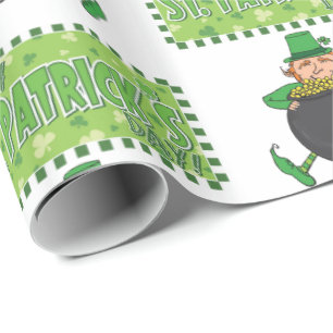 St. Patrick's Day Wrapping Paper Geschenkpapier