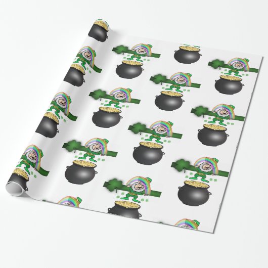St. Patrick's Day Wrapping Paper Geschenkpapier (Ungerollt)