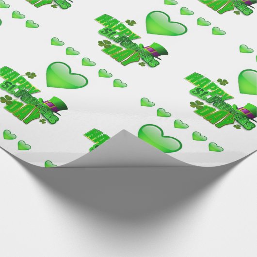 St. Patrick's Day Wrapping Paper Geschenkpapier (Ecke)