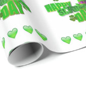St. Patrick's Day Wrapping Paper Geschenkpapier (Rolleneckpunkt)