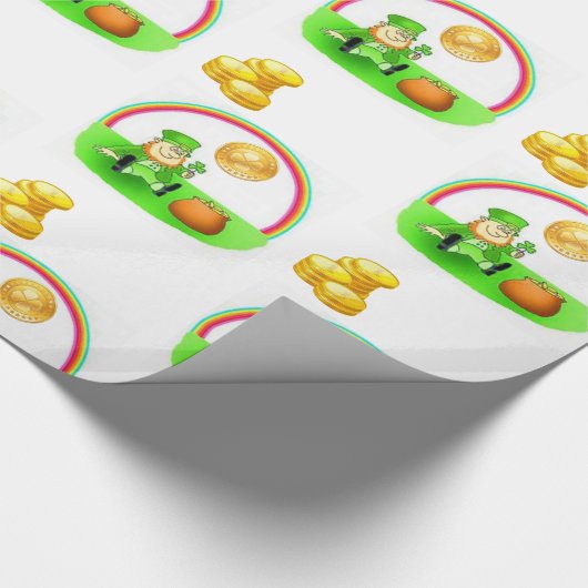 St. Patrick's Day Wrapping Paper Geschenkpapier (Ecke)