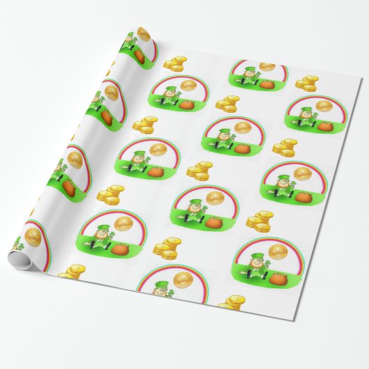 St. Patrick's Day Wrapping Paper Geschenkpapier (Ungerollt)