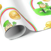 St. Patrick's Day Wrapping Paper Geschenkpapier (Rolleneckpunkt)
