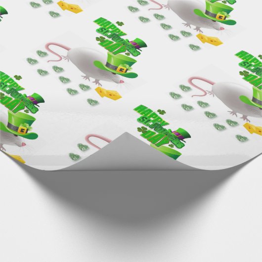 St. Patrick's Day Wrapping Paper Geschenkpapier (Ecke)