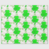 St. Patrick's Day Wrapping Paper Geschenkpapier (Flach)