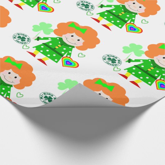 St. Patrick's Day Wrapping Paper Geschenkpapier (Ecke)