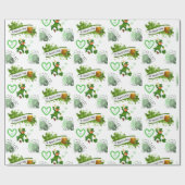 St. Patrick's Day Wrapping Paper Geschenkpapier (Flach)