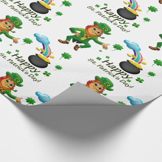 St. Patrick's Day Wrapping Paper Geschenkpapier (Ecke)
