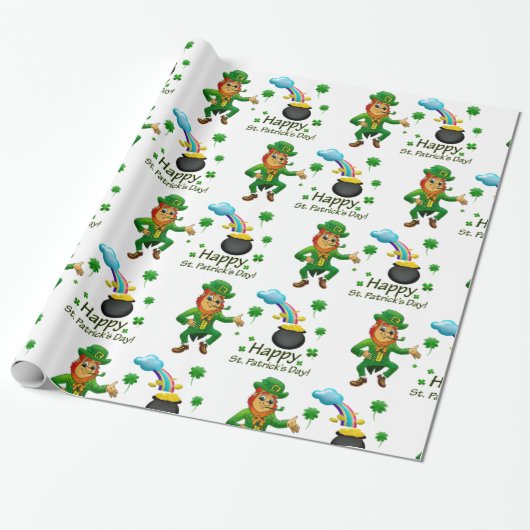 St. Patrick's Day Wrapping Paper Geschenkpapier (Ungerollt)