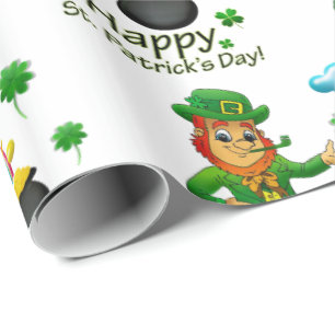St. Patrick's Day Wrapping Paper Geschenkpapier