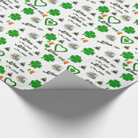 St. Patrick's Day Wrapping Paper Geschenkpapier (Ecke)
