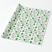 St. Patrick's Day Wrapping Paper Geschenkpapier (Ungerollt)
