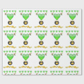 St. Patrick's Day Wrapping Paper Geschenkpapier (Flach)