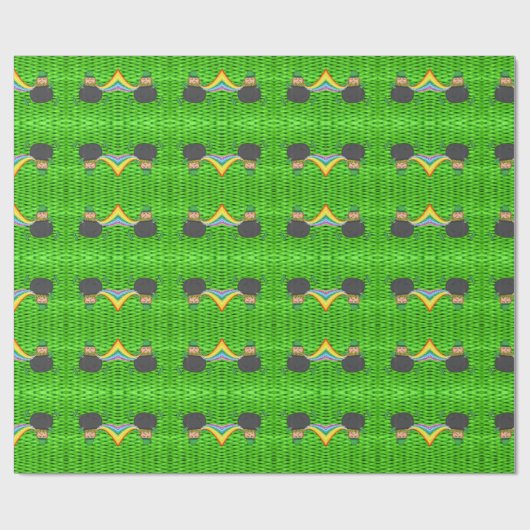 St. Patrick's Day Wrapping Paper Geschenkpapier (Flach)