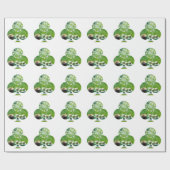 St Patrick's Day Wrapping Paper Geschenkpapier (Flach)