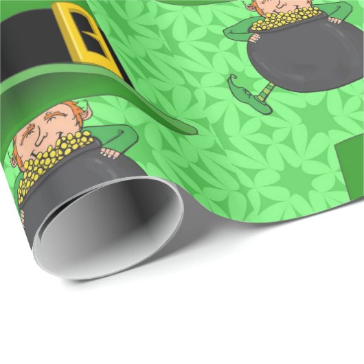 St. Patrick's Day Wrapping Paper Geschenkpapier (Rolleneckpunkt)