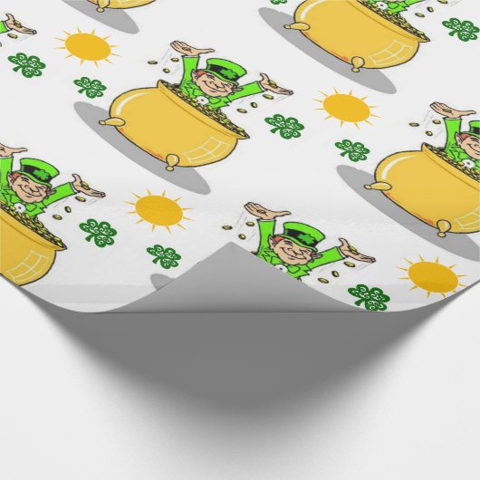 St. Patrick's Day Wrapping Paper Geschenkpapier (Ecke)