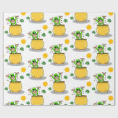 St. Patrick's Day Wrapping Paper Geschenkpapier (Flach)