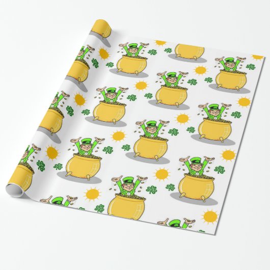 St. Patrick's Day Wrapping Paper Geschenkpapier (Ungerollt)