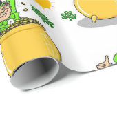 St. Patrick's Day Wrapping Paper Geschenkpapier (Rolleneckpunkt)