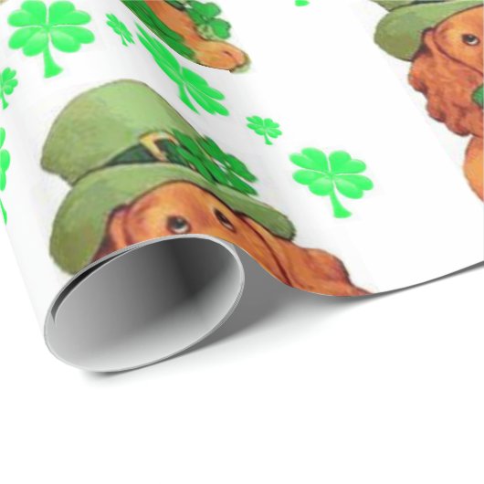 St. Patrick's Day Wrapping Paper Geschenkpapier (Rolleneckpunkt)