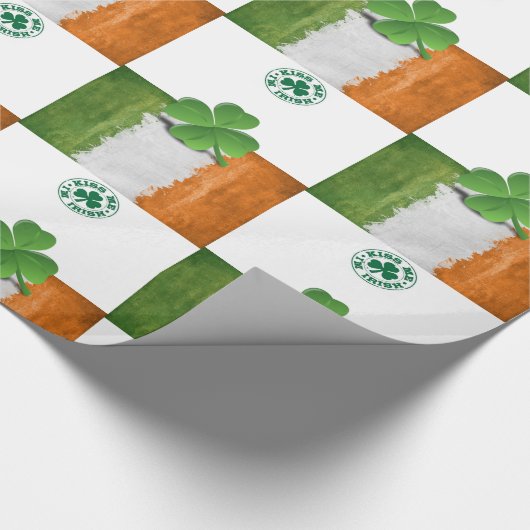 St. Patrick's Day Wrapping Paper Geschenkpapier (Ecke)