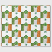 St. Patrick's Day Wrapping Paper Geschenkpapier (Flach)