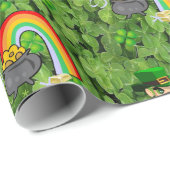 St. Patrick's Day Wrapping Paper Geschenkpapier (Rolleneckpunkt)