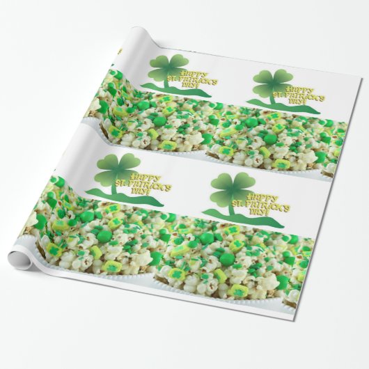St. Patrick's Day Wrapping Paper Geschenkpapier (Ungerollt)