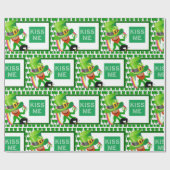 St. Patrick's Day Wrapping Paper Geschenkpapier (Flach)