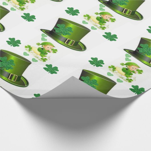 St. Patrick's Day Wrapping Paper Geschenkpapier (Ecke)